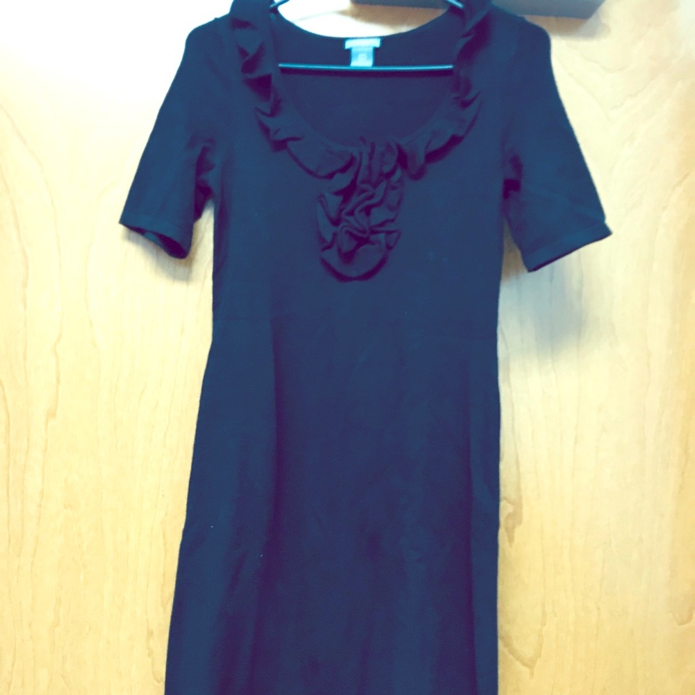 XXS Black Ann Taylor Cotton 2 Dress BUNDLE